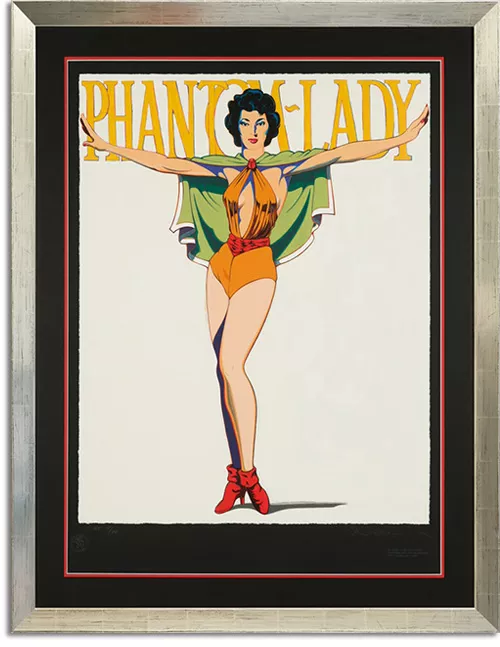 Einrahmung Phantom Lady mit Doppelpassepartout