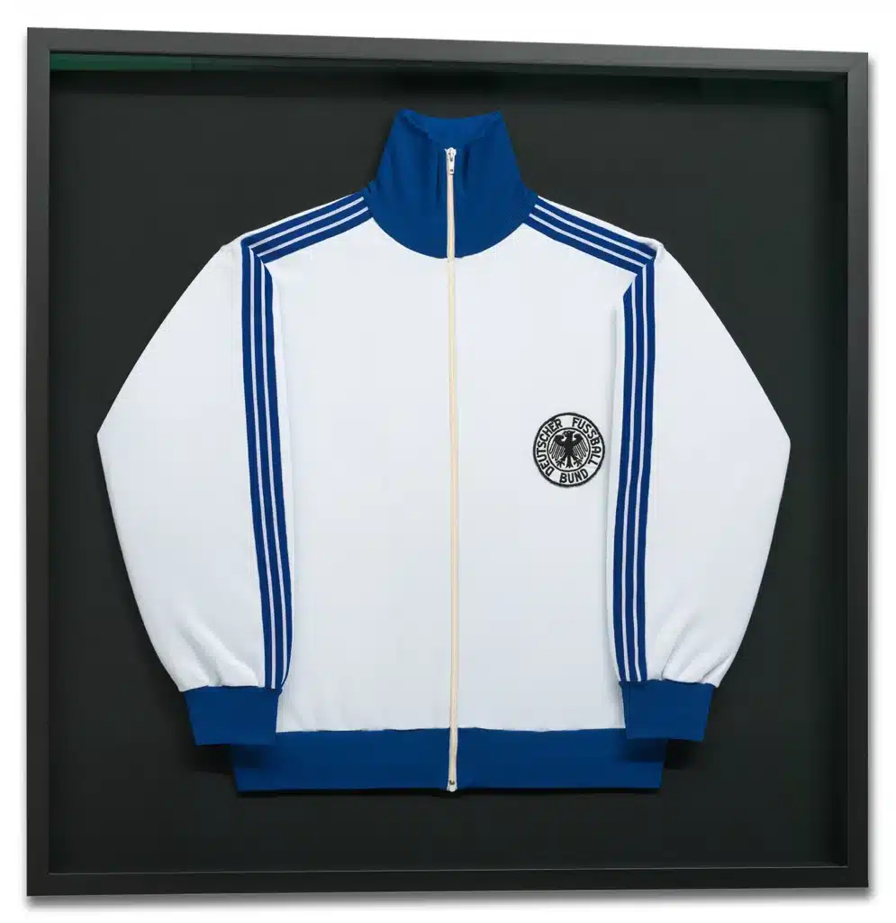 Trikotrahmen mit original Sportjacke von Uwe Seler