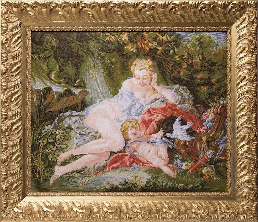 Gobelin-in-Barockrahmen