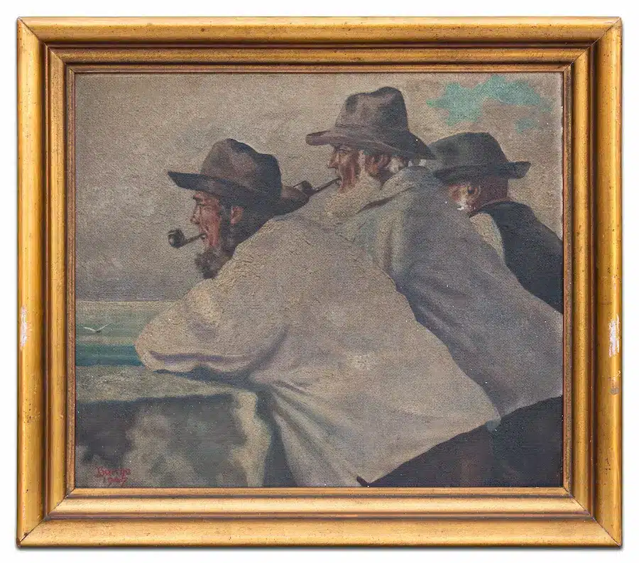 Bild Restauration Leinwand - Vorher