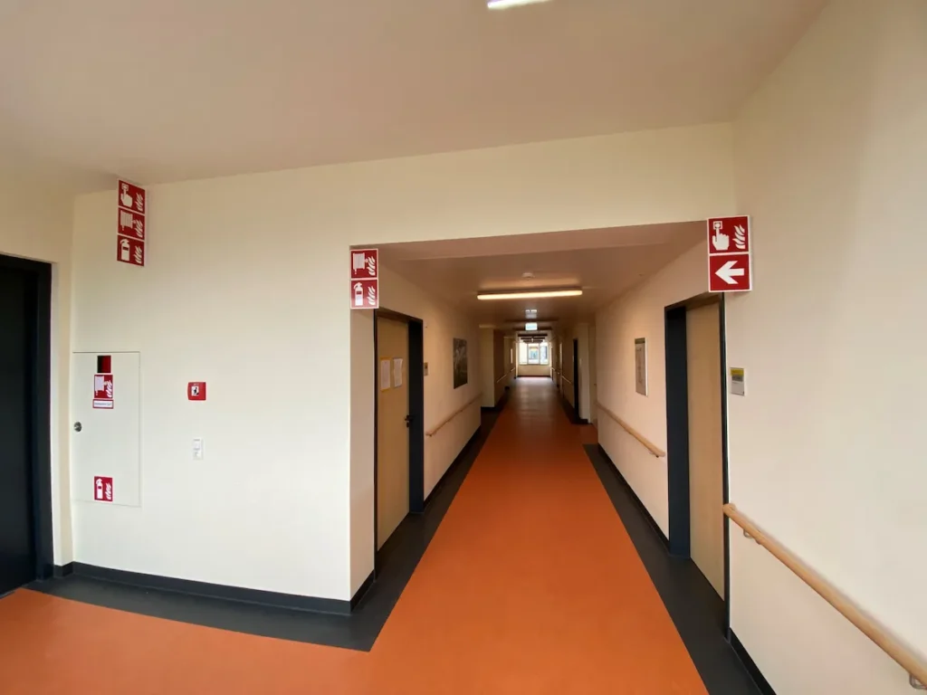 Flucht und Rettung Sicherheitskennzeichnung